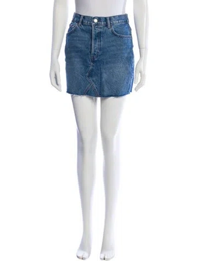 Pre-owned Reformation Mini Skirt In Neutral