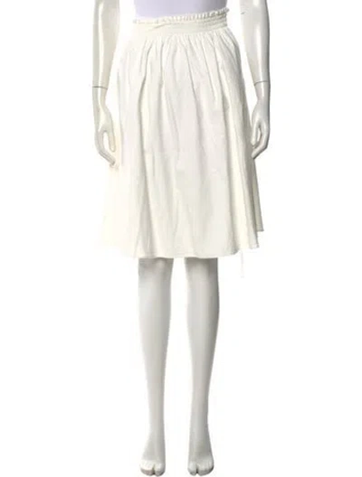 Pre-owned Reformation Mini Skirt In Neutral