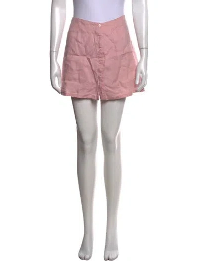 Pre-owned Reformation Mini Skirt In Pink