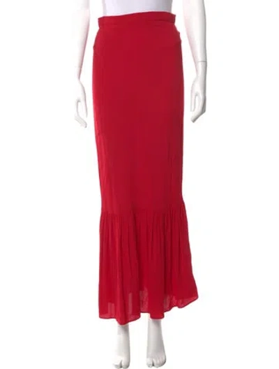 Pre-owned Reformation Mini Skirt In Red