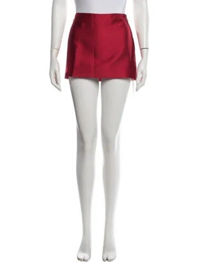 Pre-owned Reformation Mini Skirt In Red