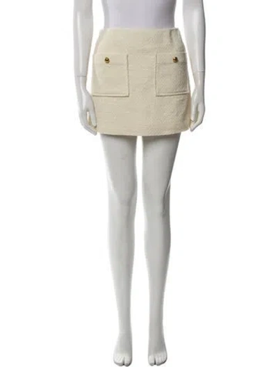 Pre-owned Reformation Mini Skirt W/ Tags In White