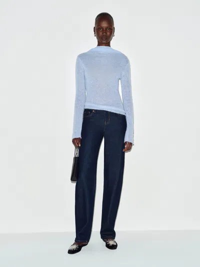 Reformation Mirelle Sweater Blue Large