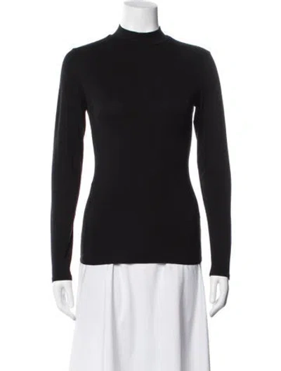 Pre-owned Reformation Mock Neck Long Sleeve Top In Multi