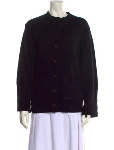 Pre-owned Reformation Mock Neck Sweater In Black