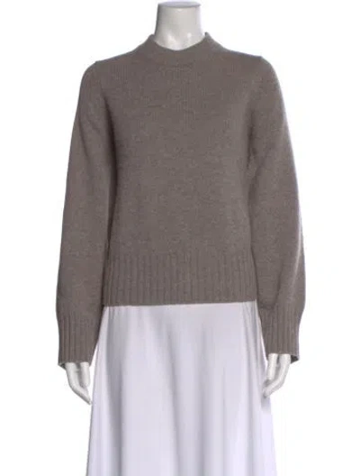 Pre-owned Reformation Mock Neck Sweater In Gray