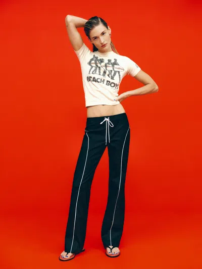 Reformation Moda Pant Black/white 0