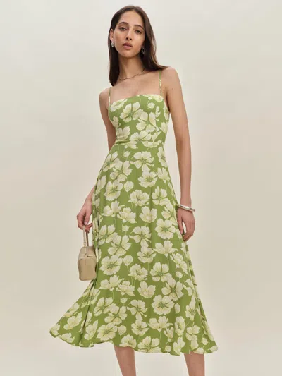 Reformation Monette Dress In Lovebird
