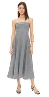 Reformation Monette Floral Linen Maxi Dress In Remy Check