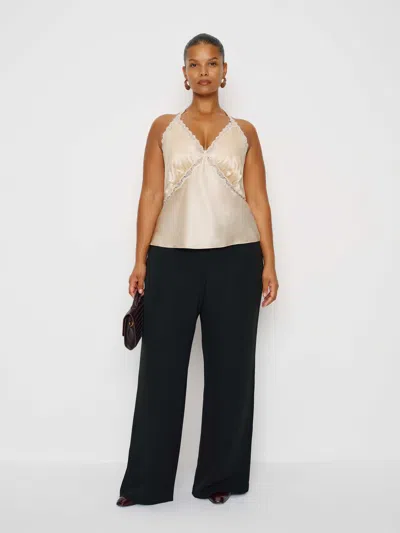 Reformation Monica Silk Top Es In Multi