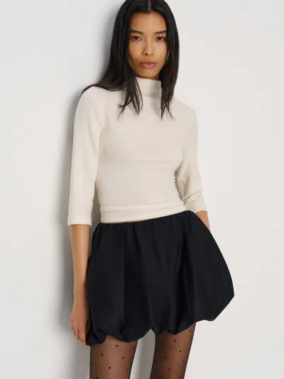 Reformation Moxie Skirt Black 12