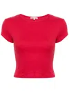 Reformation Muse Jersey T-shirt In Red