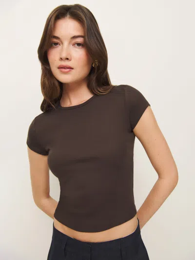 Reformation Muse Tee In Mole