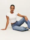Reformation Muse Tee In White