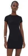Reformation Nadia Knit Dress Black In Black