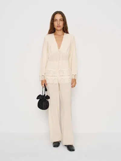 Reformation Nadia Two Piece In Neutral
