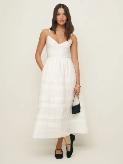 Reformation Naella Dress In White