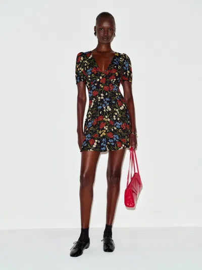 Reformation Naira Mini Dress 0 In Multi