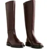 Reformation Nancy Knee Boot In Espresso Leather