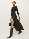Reformation Nancy Skirt In Mole