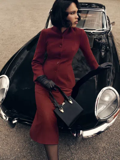 Reformation Nara Shoulder Bag In Black