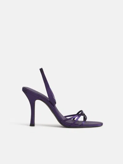 Reformation Nash Heeled Sandal Purple 5