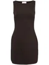 Reformation Willene Sleeveless Mini Dress In Brown