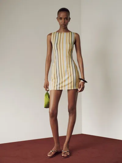 Reformation Nataly Knit Dress Xs In Multi