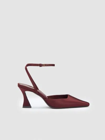 Reformation Natasha Pump In Burgundy