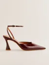 Reformation Natasha Pump In Wine Patent