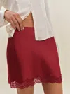 Reformation Neera Satin Skirt