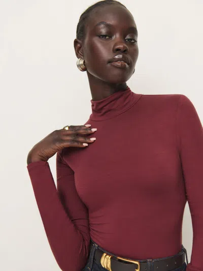 Reformation Nell Knit Top In Chianti