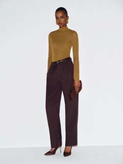 Reformation Nell Knit Top Green Large