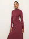 Reformation Nemy Knit Dress In Chianti