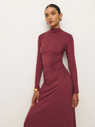 Reformation Nemy Knit Dress In Chianti