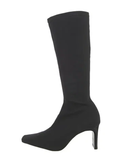 Pre-owned Reformation Neoprene Boots In Black