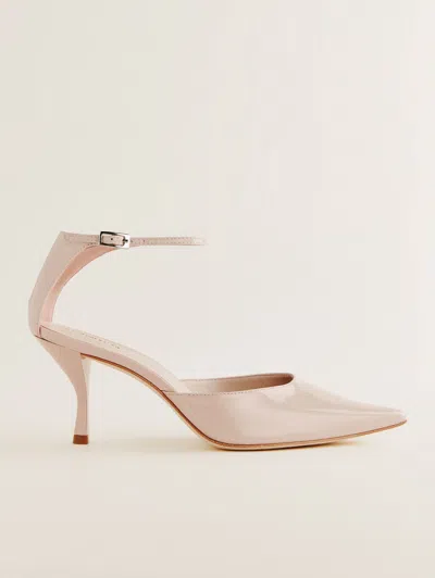 Reformation Nessa Heeled Pump In Alabaster Patent