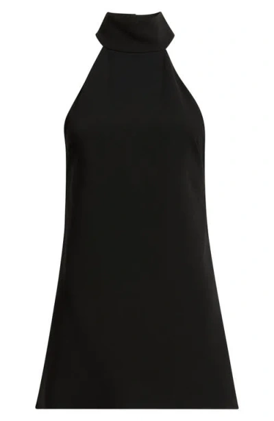 Reformation Niva High Neck Top In Black
