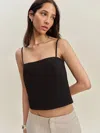 Reformation Noah Knit Top In Rouge