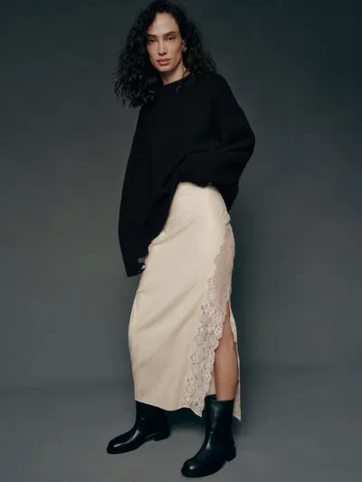Reformation Noah Skirt In Sugar