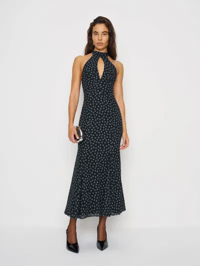 Reformation Noele Dress In Blue