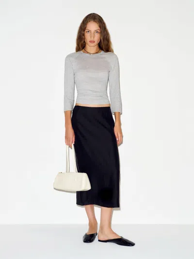 Reformation Noelle T-shirt Heather Grey Large
