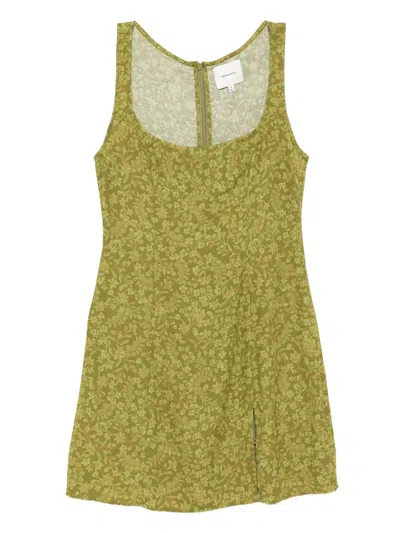 Reformation Noha Dress In Green