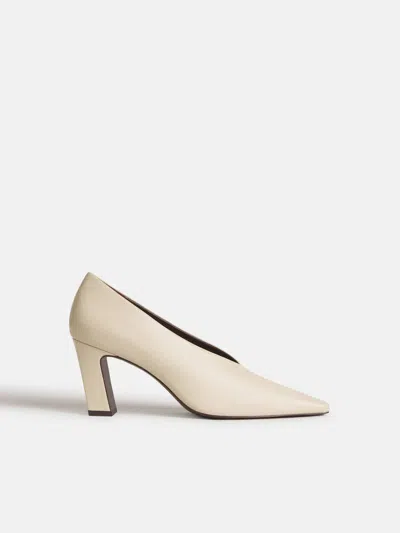 Reformation Nolita Pump Ivory 5 In Neutral
