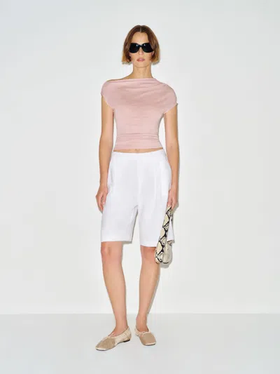 Reformation Top En Maille Nora Rose L In Pink