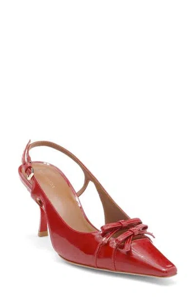 Reformation Noreen Slingback Pump In Red