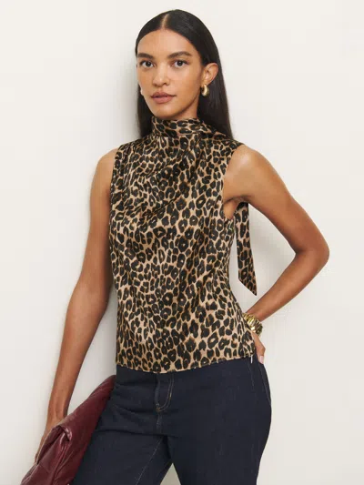 Reformation Norella Top In Leo