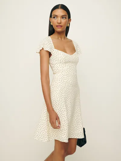 Reformation Novia Dress In White