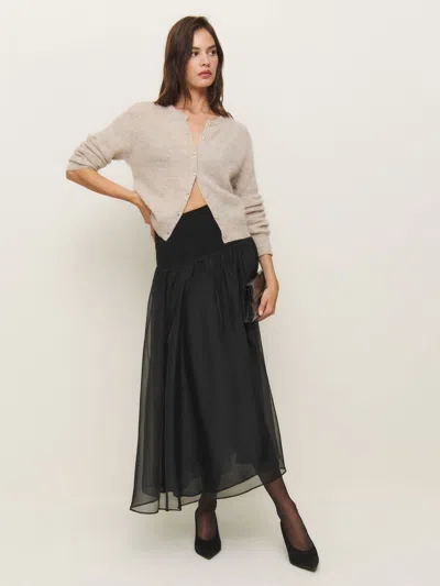 Reformation Nuria Skirt In Black