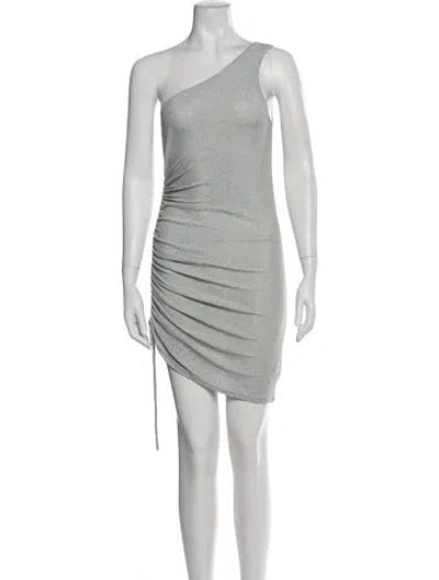 Pre-owned Reformation Nylon Mini Dress In Neutral
